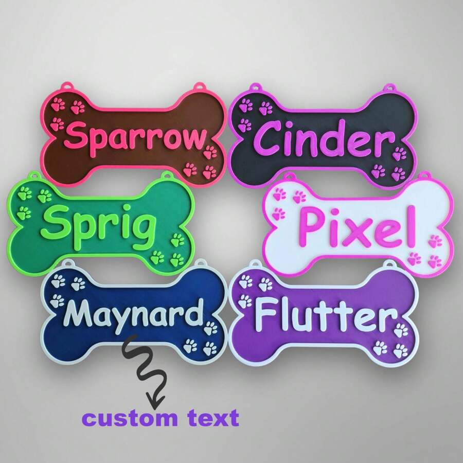 Personalized Dog Crate Sign, Custom Kennel Nameplate, Toy Box Sign, Hanging Doghouse Decor, Dog Gift Idea Ornamental Stylish,Fashion,Colorful,Vintage,Cute,Contracted,Cuties Custom,Unique,Customized,Personalized Pet For Anniversaries,For Birthdays