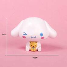 Sanrio 1pc Plastic Figurine Kuromi, Cinnamoroll, Pompompurin, Melody Cake Topper Decor