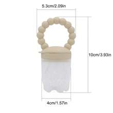 7pcs/Set Baby Food Feeder Pacifier Set - 3-Stage Teething Nibblers - Premium Silicone Fruit Feeder - Multicolor - View 2