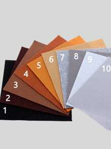 40pcs Polyester Non-Woven Felt Fabric Sheets, 15cm*15cm, Home Decor Set For Sewing Dolls And Crafts - Multicolor - View 5