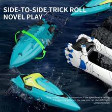 S5 Fast RC Boat For Pools And Lakes, 2.4 GHz 20+ MPH Racing Boats For Kids & Adults With Rechargeable Battery,Low Battery Alarm,Gifts For Boys Girls,Green And Red, Birthday Gifts, Holiday Gifts, Summer Outdoor Toys - 2 SET(RED+GREEN) - View 6