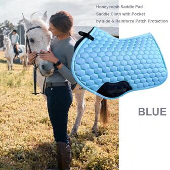 1 pieza Almohadilla de silla de montar para caballo premium reforzada y duradera