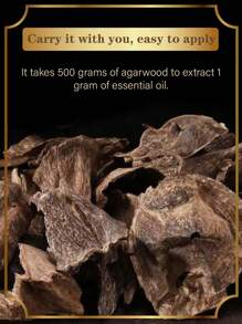 1g, Pure Natural Agarwood Essential Oil, Natural No Addition No Dilution, High Quality Aromatherapy Oil, Long Lasting Fragrance, Suitable For Skin And Hair Aromatherapy, Suitable For Various Occasions, Home Aromatherapy - Oud Oil - View 6
