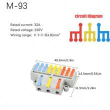 10 件装迷你快速接线电缆连接器通用紧凑型分线器电导体推入式家用接线端子 - 10只裝 - 查看 7