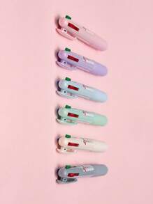 colnk Set de 1 pieza/2 piezas/4 piezas/6 piezas de bolígrafos de estilo europeo y americano, color aleatorio - Multicolor - Ver 4