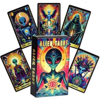 78 Carte dei Tarocchi Alieni, Casual festa Board Game