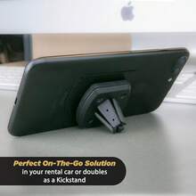 MagicMount PowerHub Soporte magnético para teléfono para Coche, Carga múltiples Dispositivos, Ajustable para Adaptarse a la mayoría de los portavasos, Negro - Montaje de Ventilación - Ver 4