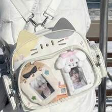 Cute Cat Backpacks For Women Leather Casual Lolita Jk Harajuku Shoulder Bag Fashion College Style Female Small Ita Bag