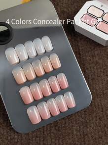 annies 1件装四色美甲遮瑕海绵印花胶，全新配方乳霜遮瑕胶，渐变色美甲胶，适用于美甲艺术 - 彩色 - 查看 7