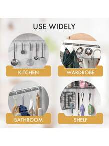 12/24 件透明塑料浴帘环、C 型浴室窗帘挂钩、耐用防锈的易于滑动的浴帘挂钩、浴室必需品母亲节鲜花、给妈妈的个性化礼物、最后一分钟的礼物、母亲节创意、母亲节礼物、给妈妈的手工卡片、50 美元以下最佳母亲节礼物家居浴室装饰秋季装饰浴室配件返校