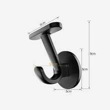 金属壁挂式衣帽钩，无需钻孔，适用于玄关、衣柜、鞋柜、门后悬挂 - 彩色 - 查看 9