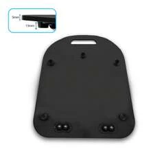 Tapete deslizante antideslizante para Thermomix, accesorios para olla multifuncional, apta para modelos TM6/TM5, tablero acrílico antideslizante de alta calidad con asa, patas de silicona antideslizantes, patas de goma antideslizantes, bloques deslizantes de teflón