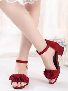 2026 New Children's High Heel Sandals, Fashionable High Heel Sandals, Pretty Girl's Choice, Sparkling Diamond Sandals, Bohemian Style, Perfectly Designed Sandals, Red High Heel Dance Sandals, High School & College Student Sandals