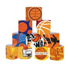 36 Peças Lembrancinhas de Festa de Basquete, Pulseiras de Batida para Troca de Presentes, Decorações e Suprimentos para Festa de Aniversário de Basquete