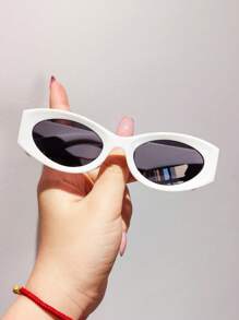 2 Pieces Set - Vintage Children Cat Eye Frames Stylish Glasses, Simple & Design, Multicolored Options Suitable For Boys, Girls, Parties, Holidays, Travel, Everyday Accessory, Photography Prop - Multicolor - View 7