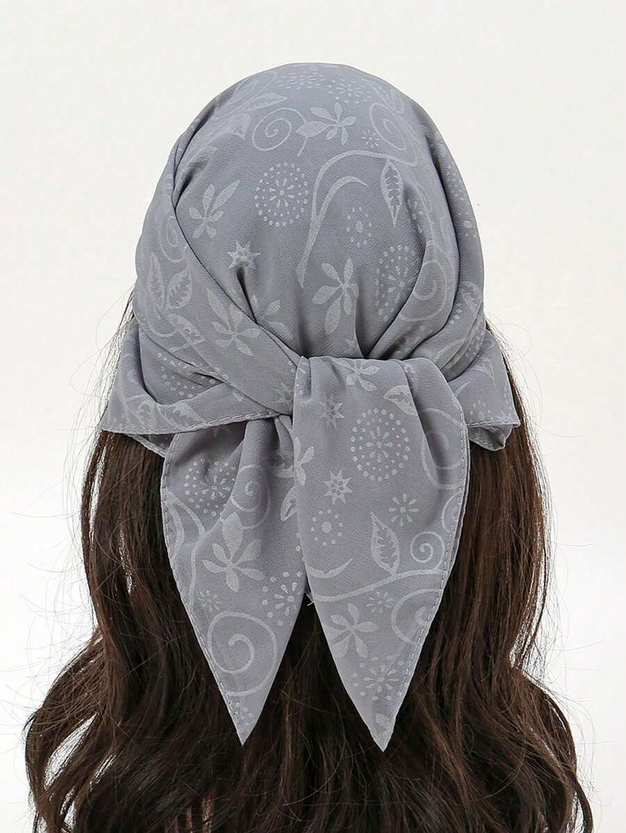 1 Pc Bandana Sun Embossed Headband/Scarf For Dress - Multicolor - View 1