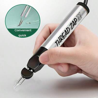 1pc Upgraded Threaded Burner - Handheld Hot Melt Wax Pen Used For Bead Weaving, Quickly Melting Wax, Leather Heat Transfer And Threading Projects