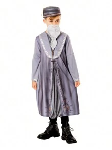 Harry Potter Kids Dumbledore Wizard Costume - Multicolor - View 3