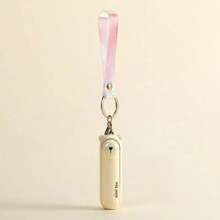 Cute Mini Fan Kipas Portable Hand Fold Bedside Office USB Charge Battery Table Desk Cooling - Brown - View 1