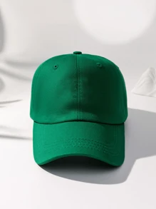 Topi Baseball Visor Polos Sederhana untuk Pria, Pakaian Kasual Sehari-hari, Musim Panas, Pantai, Liburan, Festival, Perjalanan - Olive Green - View 2