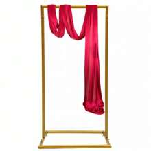 kangten Wedding Square Archway Backdrop Stand Metal Arch Frame Flower Balloon Decor Gold Party Favors Room Decor Bride - gold. - View 4