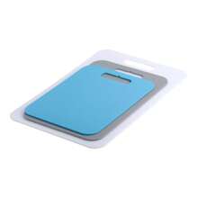 3-Piece Poly Reversible Cutting Boards Set, Assorted Sizes, Blue