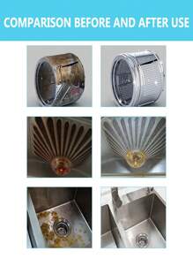 50g Multi-Purpose Cleaning Powder For Kitchen, Grease Removal, Rust Removal, Fast Oil Dissolving, Mild Ingredients, Safe For Kitchen Cleaning - White - View 6