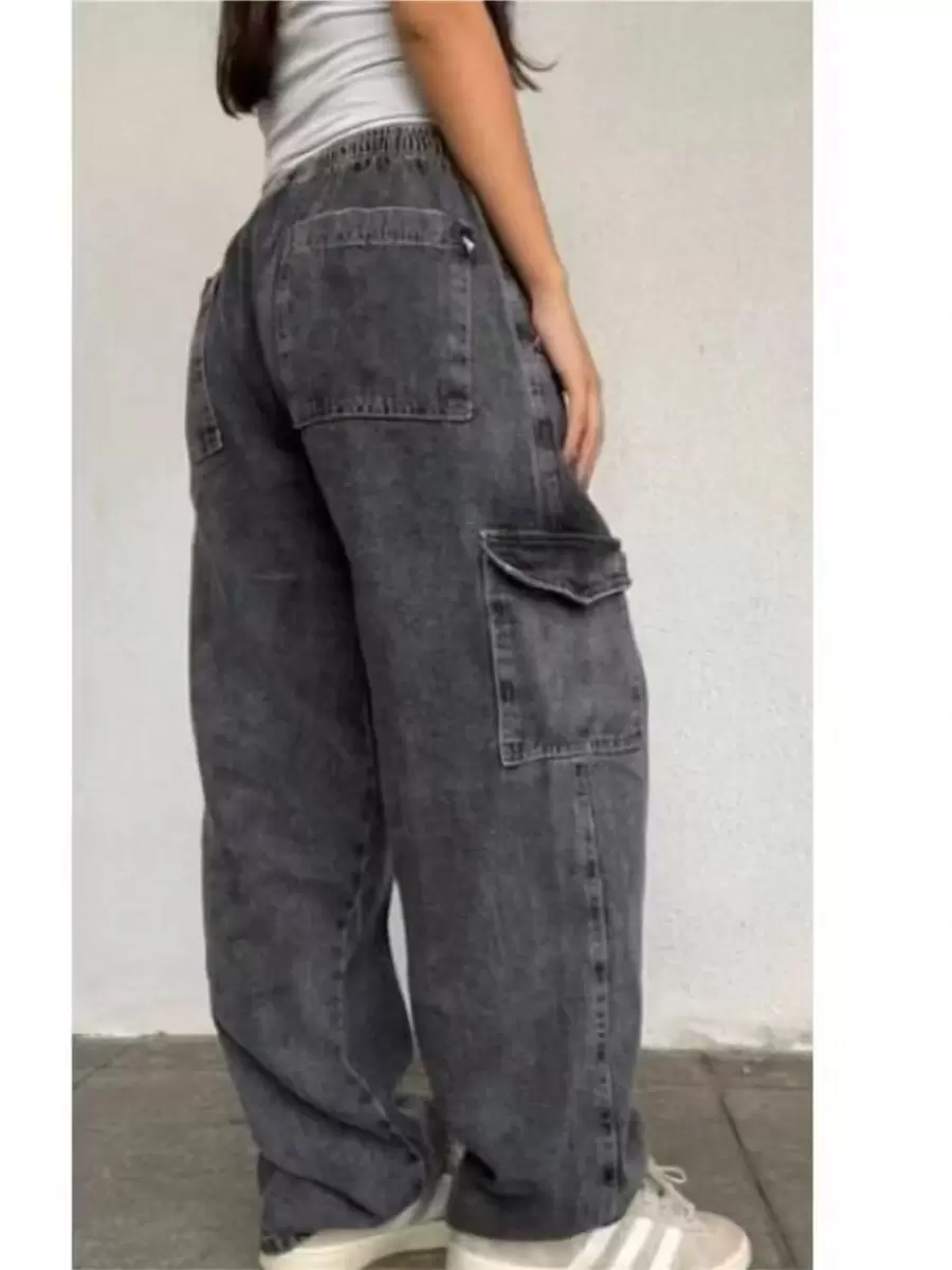 Black Stained Cargo Pants - Rỉ Nâu - Xem 1