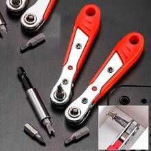 1 pièce Clé à cliquet mini 36 dents avec coffret à outils, clé à tête pivotante, outil de démontage de douille, réparation pour espaces étroits - Inclut un set d'outils multi-fonction en acier, sans assemblage requis, manuel, convient pour la réparation de meubles de maison, le jardinage, le démontage et la réparation de véhicules, les travaux extérieurs et un usage polyvalent