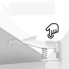 6 cái/10 cái Khóa tủ cho trẻ em | Khóa tủ cho trẻ em Không cần khoan Khóa ngăn kéo cho trẻ em Chốt tủ an toàn cho ngăn kéo và cửa Khóa trẻ em - Nhiều màu - Xem 6