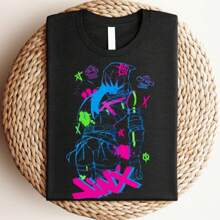 Jinx Shirt, Arcane Shirt, LOL Shirt, Powder Shirt, Video Game Shirt, Anime Graphic Tees, Gift For Him, Gift For Her, Uni Shirt