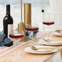 高脚鸡尾酒杯，适合 Amero Spritz、Aperol Spritz、美式咖啡和汤力水，优质水晶饮水杯，长脚鸡尾酒杯，适合户外、露营 - 透明色 - 查看 12