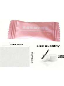 100/50/30pieces Disposable Compressed Towel, Independent Packaging Mini Hand Towel, Travel Outdoor Work, Portable Disposable Absorbent Towel Ultra-Thin, Portable Independent Packaging, Carry On, Satchel Backpack Luggage Must Carry, Easy To Use,Festival And Travel Necessities,Friend Gifts, Female Gifts,Halloween Supplies, Travel Supplies, Christmas Supplies