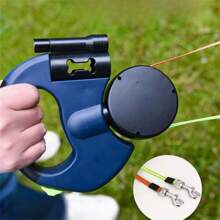 1 einziehbare Doppel-Hundeleine, automatisch ausziehbares Haustier-Zugseil, Anti-Zieh Doppel-Hundeleine