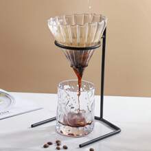 1pc/Set Coffee Pour Over Dripper Stand, Serpentine Filter Holder, Coffee Accessories, Display Stand - Black - View 5