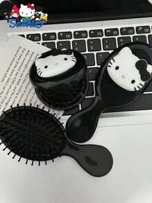 Sanrio 1pc Kitty Cat Air Cushion Brush, Cute Minimalist Cartoon Hello Kitty Mini Portable Detangling Massage Comb, Suitable For Travel, Home Daily Use, Unisex, Ideal Birthday Gift For Relatives, Friends, Parents, Girlfriend