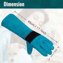 1pc Animal Protection Handling Gloves, Bite & Scratch Resistant Gloves For Training Dogs, Cats, Birds, Snakes, Parrots, Lizards, And Other Wild Animals