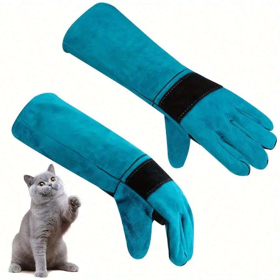 1pc Animal Protection Handling Gloves, Bite & Scratch Resistant Gloves For Training Dogs, Cats, Birds, Snakes, Parrots, Lizards, And Other Wild Animals