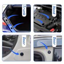 8/16pcs Car Door Bump Protector Strips - Prevent Collision And Scratches, Ensure Your Vehicle Is Safe And Scratch-Free!
