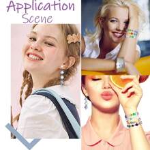 Aproximadamente 660 piezas de cuentas acrílicas en forma de corazón y estrella para hacer joyas, surtido de cuentas de colores AB de acrílico transparente, cuentas encantadoras de colores, cuentas sueltas, espaciador para hacer collares, pulseras y manualidades de joyería