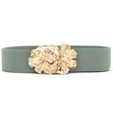 1 stuk Boheemse bloemenriemen voor dames, modieuze brede elastische tailleband voor dames, meisjesjurk, bruiloft, feest, vintage cinch, elastische riemen voor jurken, kledingaccessoires, goud, rood, blauw, luipaard, zwart, groen, paars, oranje, roze, wit, riem voor dames, zomer, school