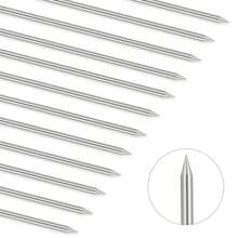 12PCS BBQ Barbeque Skewers Needle 20cm Utensil Fork Iron Outdoor Camping