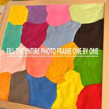 DIY 手工粘土相框材料套件，创意桌面装饰粘土相框用品