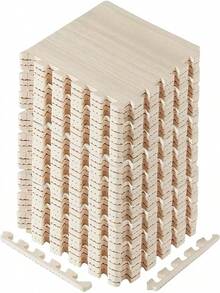 H. 36 pies cuadrados (36 azulejos) - Luz de madera de nogal