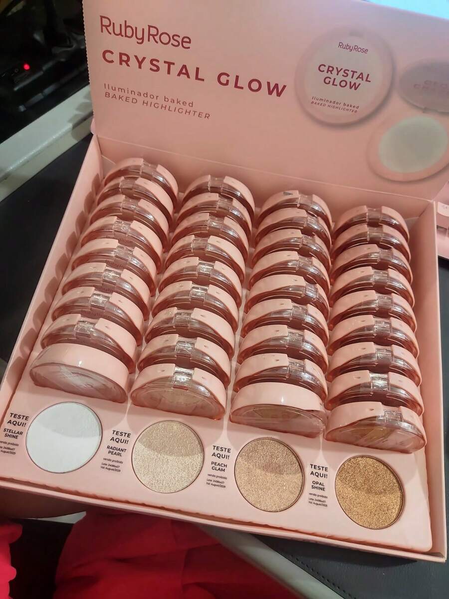 luminador Baked Crystal Glow Linha Rosa Ruby Rose HB-M700-G1 | SHEIN Brasil