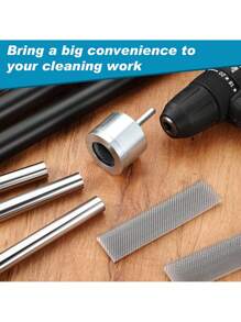 15/22mm Copper Drill Bit - Easy-Install Pipe Cleaner With Metal Brush For Efficient Cleaning & Deburring - Multicolor - View 9