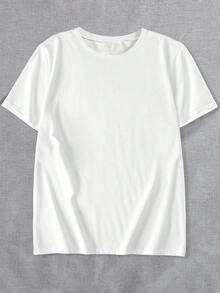 大码定制 T 恤和衬衫、个性化服装、送给女朋友/妻子的礼物、情人节礼物、大码宽松衬衫、定制面部印花 - 白色 - 查看 4