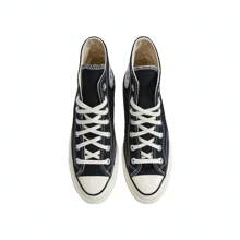 Converse 2025 中性款 Chuck 70s AO 帆布高帮硫化运动鞋 162050C - 黑色 - 查看 6