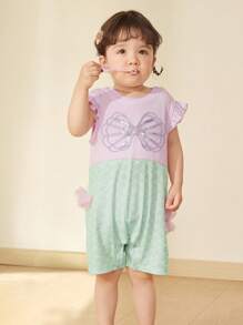 Balabala Baby Romper，女孩連體裝，可愛的2024夏季設計