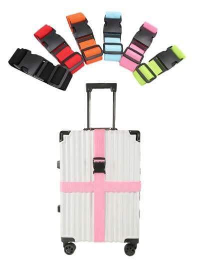 Justerbar resebagagerem 2 cm/4 cm bred resväskebindningsrem, praktisk bagagerem, explosionssäker packrem för resväska, incheckningsväska för skola, skoltillbehör, skolsaker